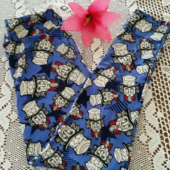 LuLaRoe Other - Lularoe Uncle Sam Leggings 